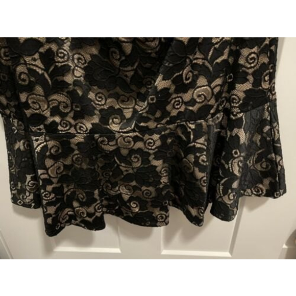 Eliza J Women's Lace Flounce Hem Dress - Picture 8 of 8